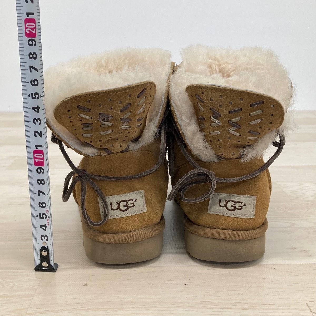 UGG/アグ ムートンブーツ キャメルブラウン系 S/N 1016665 JAPAN 24cm