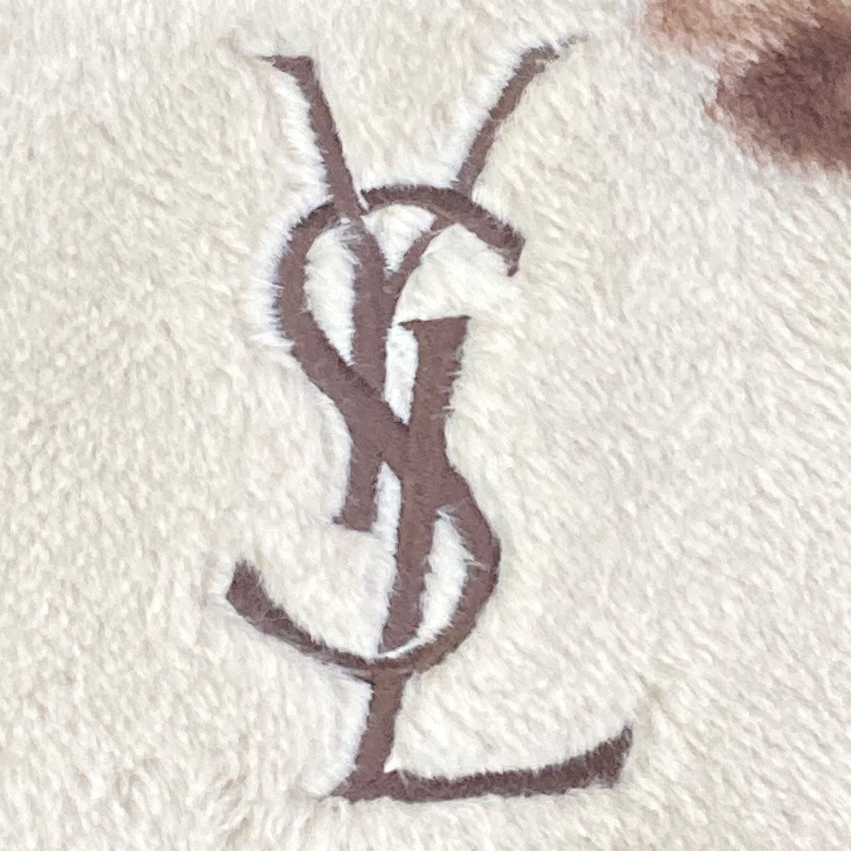 美品 Yves Saint Laurent/イヴサンローラン 毛布/ブランケット YSLロゴ