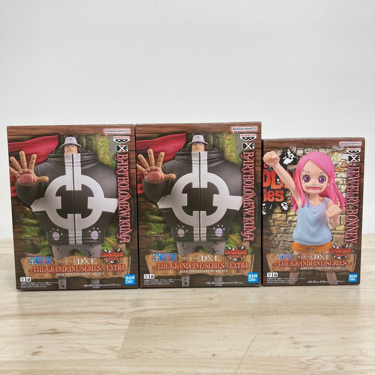 未開封 ワンピース フィギュア3点セット DXF ボニー くま THE