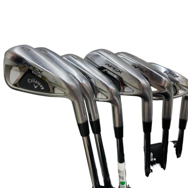 【中古】 キャロウェイ APEX DCB(2021) 6S アイアンセット IR 純正特注シャフト (フレックスR) メンズ 男性用 右利き 右用 Cランク ゴルフクラブ