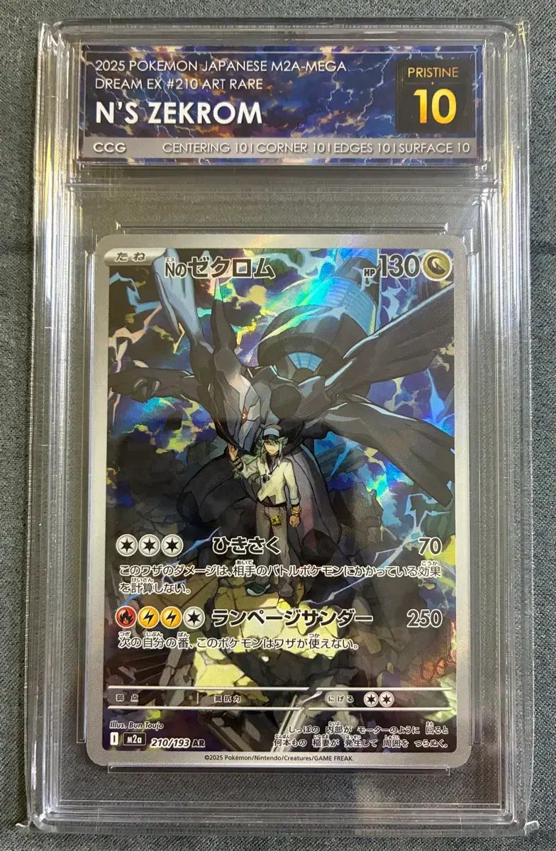 ポケットモンスターカードゲーム Nのゼクロム CCG10 Free! 一般版