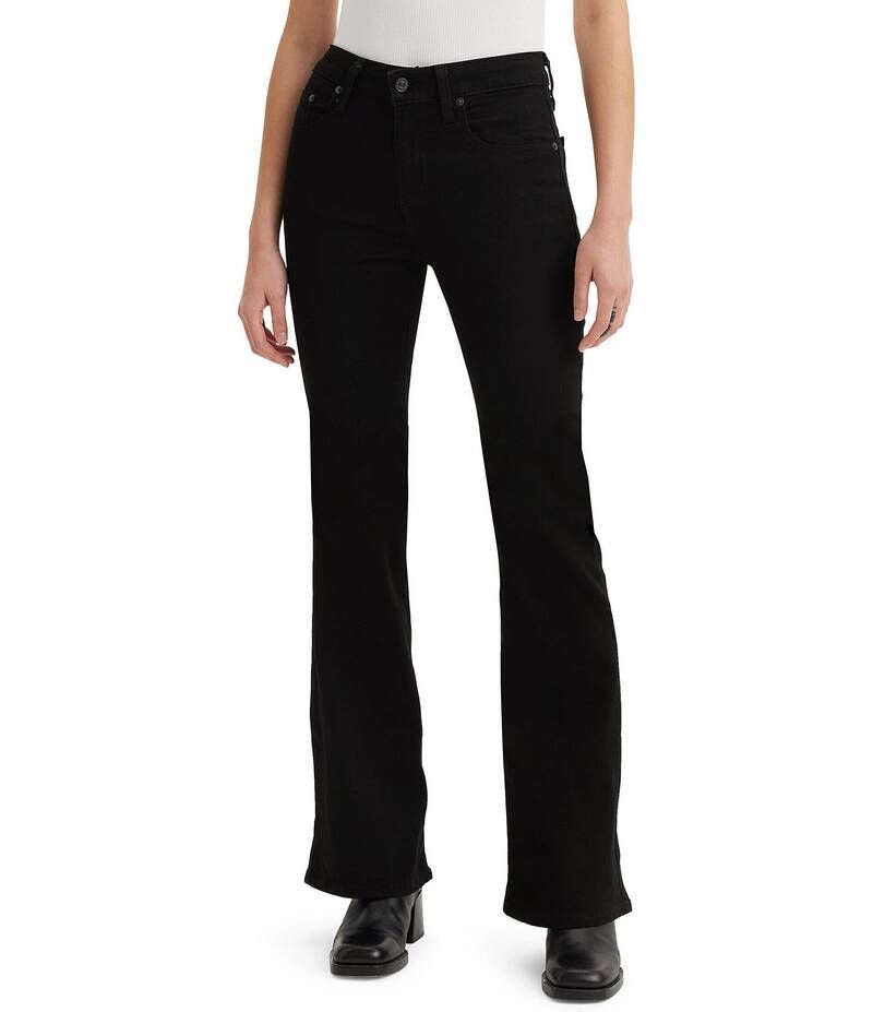 リーバイス レディース ボトムス デニムパンツ ジーンズ LevisR 726 High Rise Flare Jeans Soft Black ブラック
