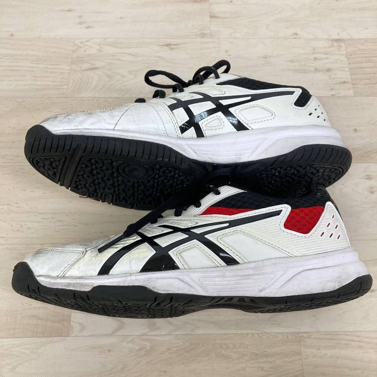 asics/アシックス スニーカー 24.5cm 1043A001 ホワイト×ブラック 