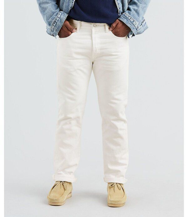 リーバイス メンズ ボトムス デニムパンツ ジーンズ LevisR 501R Original Classic Fit Rigid Jeans White ホワイト