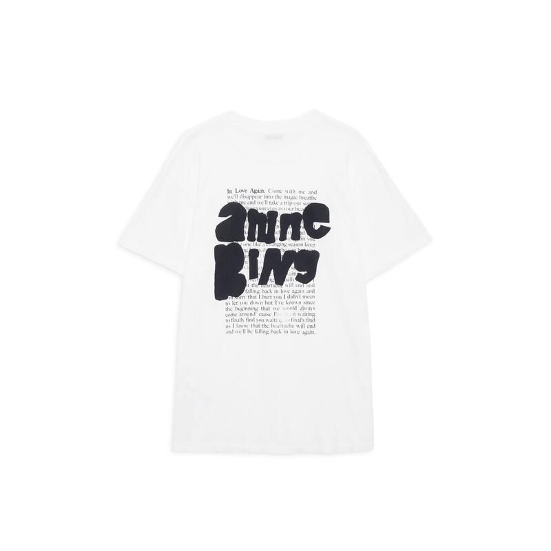 アニービン レディース トップス Tシャツ Anine Bing Anine Walker Tee Sp Ld62 Ivory アイボリー