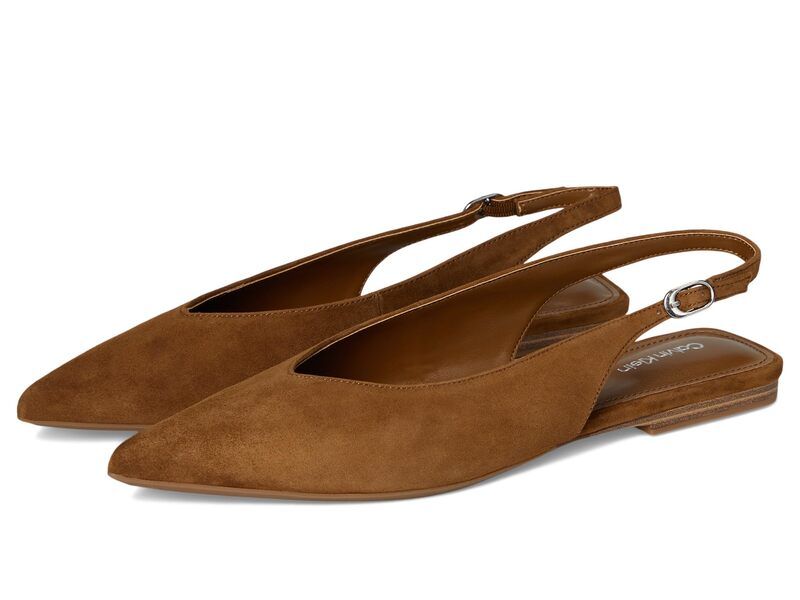 カルバンクライン レディース シューズ ブーツ・レインブーツ Calvin Klein Galiana Dark Natural Suede
