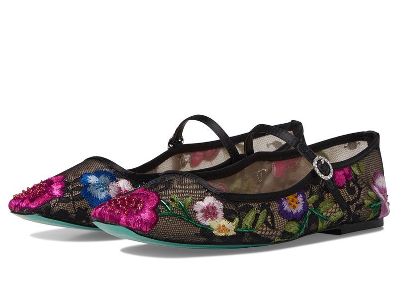 ブルーバイベトシージョンソン レディース シューズ スニーカー Blue by Betsey Johnsonova Black Multi Floral ブラック