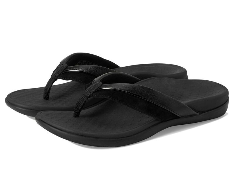 バイオニック レディース シューズ サンダル VIONIC Shore Black Suede ブラック