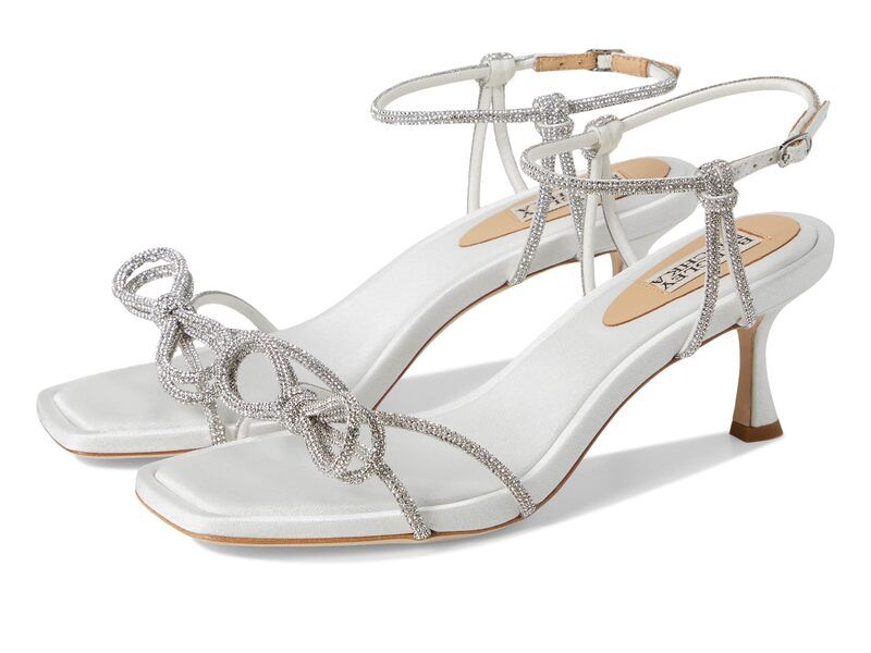 バッジェリーミシュカ レディース シューズ サンダル Badgley Mischka Dandelion Soft White ホワイト