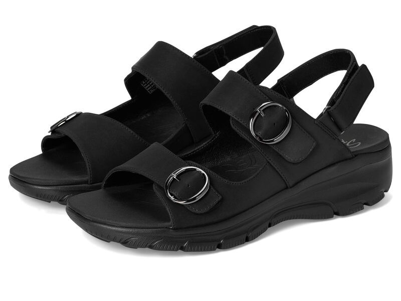 スケッチャーズ レディース シューズ サンダル SKECHERS Easy Going Certified Charm BlackBlack ブラック