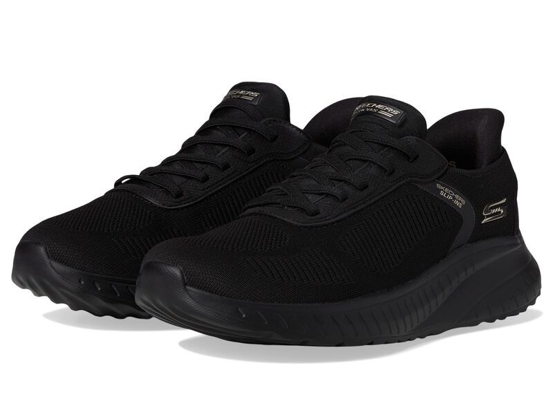 スケッチャーズ レディース シューズ スニーカー BOBS from SKECHERS HandsFree Slipins Bobs Sport Chaos Current Muse Black ブラ