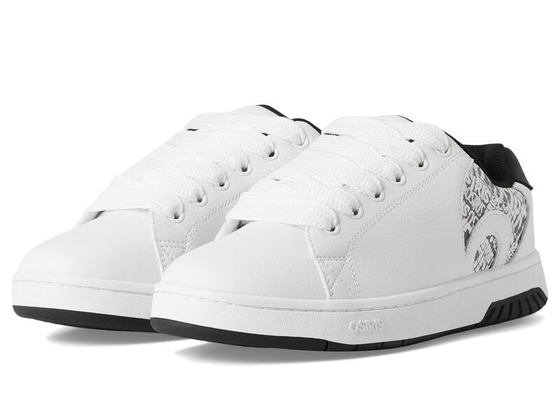 オサイラス メンズ シューズ スニーカー Osiris Troma ALT WhiteBlackWhite ホワイト