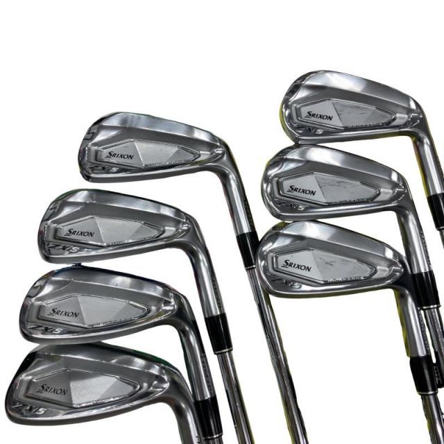 【中古】 ダンロップ SRIXON ZXi5 8S アイアンセット IR 純正特注シャフト (フレックスS) メンズ 男性用 右利き 右用 Cランク ゴルフクラブ