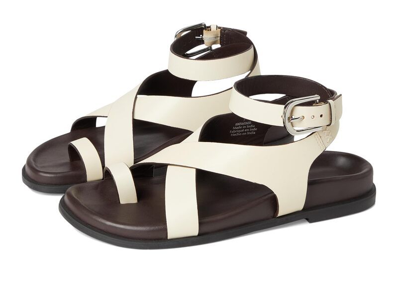 フリーピープル レディース シューズ サンダル Free People Anya Crisscross Footbed Sandals Ecru エクリュ