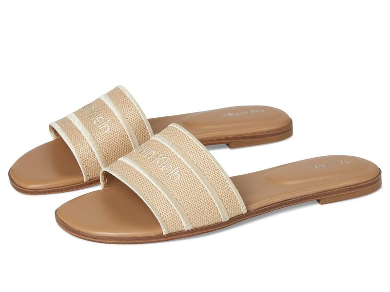 カルバンクライン レディース シューズ サンダル Calvin Klein Kendell Light NaturalWhite ホワイト