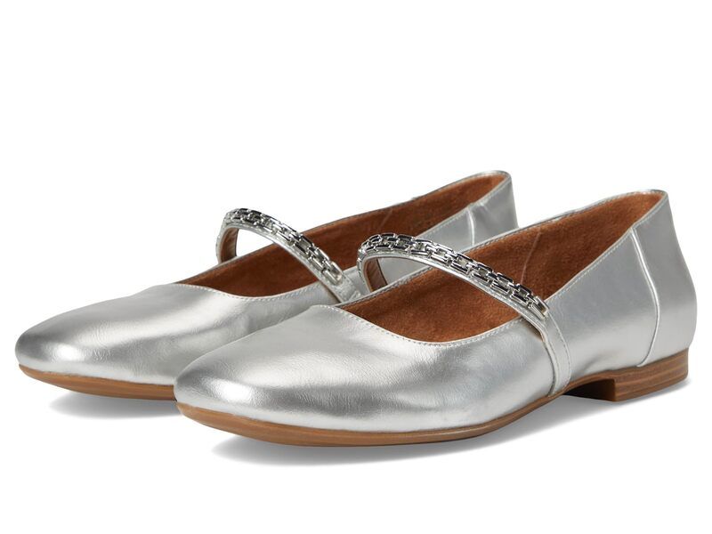 ナチュライザー レディース シューズ サンダル Naturalizer Kelly Chain Silver Faux Leather シルバー
