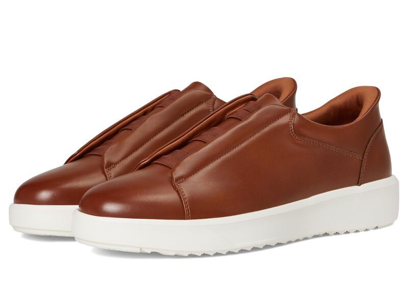 マークジョセフニューヨーク メンズ シューズ スニーカー Marc Joseph New York Allen Street Hands Free Technology Cognac Napa Lea