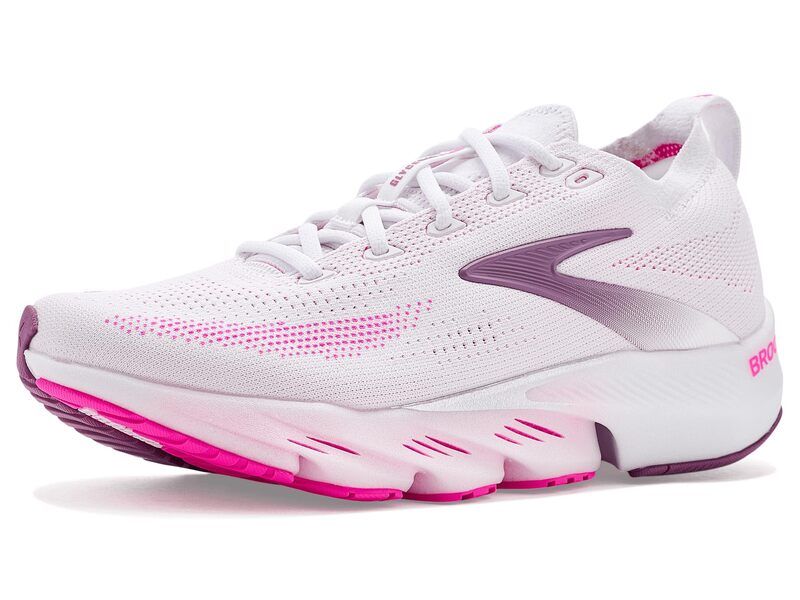 ブルックス レディース シューズ スニーカー Brooks Glycerin Flex WhiteCyber Pin ホワイト