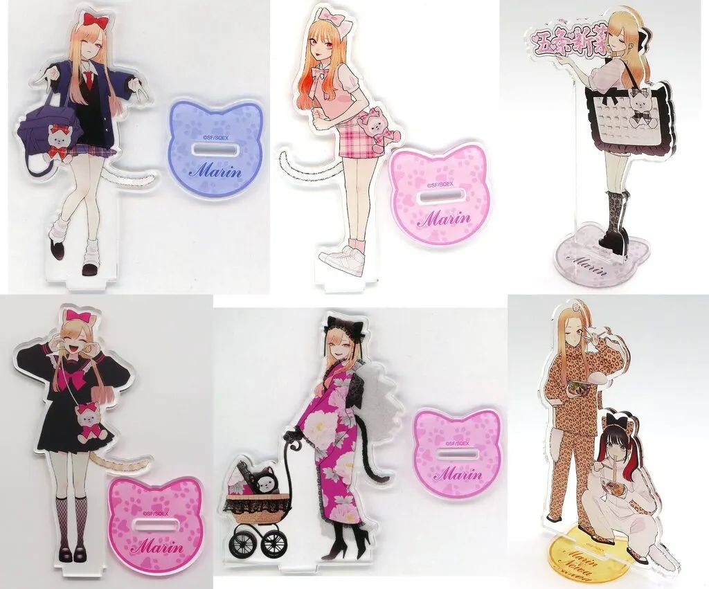 中古】アクリルスタンド・アクリルパネル 全6種セット アクリル