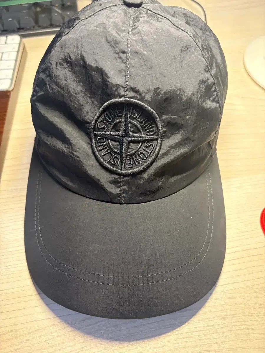 STONE ISLAND ストーンアイランド ナイロン ボールキャップ ブラック large (ラージ)