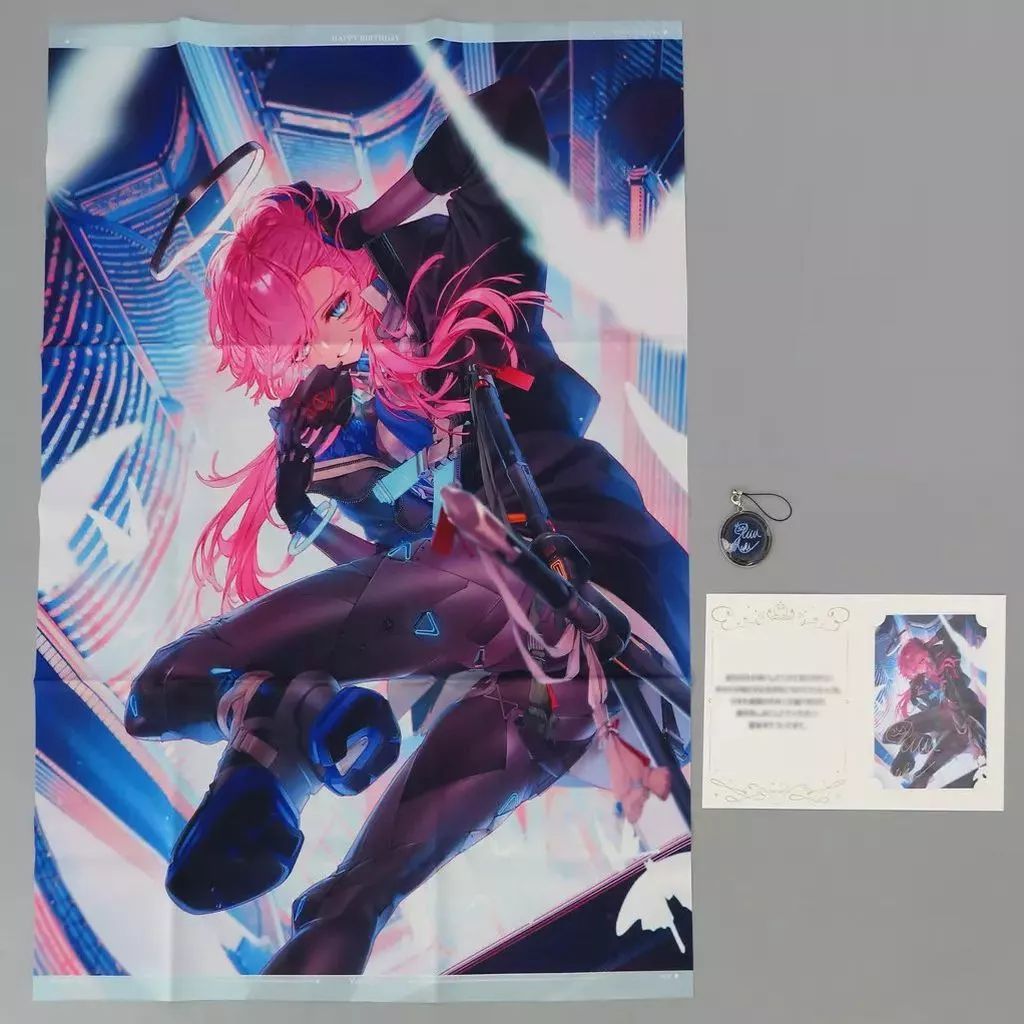 【中古】グッズセット 夕陽リリ B2布ポスターセット 「バーチャルYouTuber にじさんじ 夕陽リリ 誕生日2025」