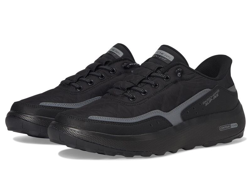 スケッチャーズ メンズ シューズ スニーカー SKECHERS Urban Explore Cozy Fit Hands Free Slipin BlackCharcoal ブラック