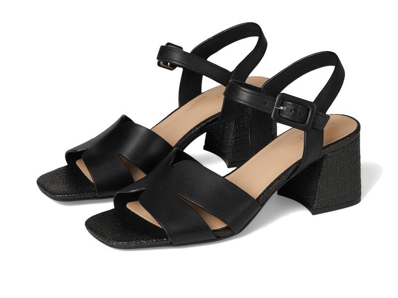ロックポート レディース シューズ ヒール Rockport Georje Black Leather ブラック