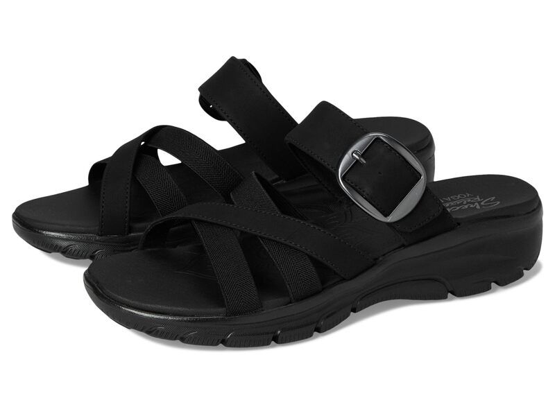 スケッチャーズ レディース シューズ サンダル SKECHERS Easy Going Perfect Company BlackBlack ブラック