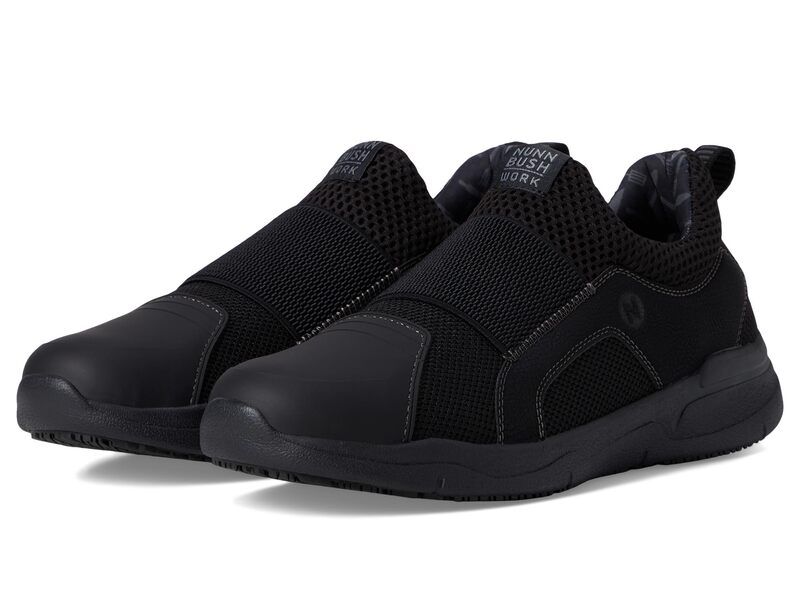 ノンブッシュ メンズ シューズ ブーツ・レインブーツ スニーカー Nunn Bush Grazie AP1 Work SlipOn SlipResistant Work Shoe EZ On Athl