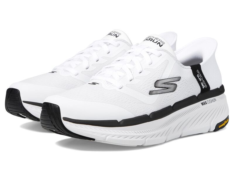 スケッチャーズ メンズ シューズ スニーカー Skechers Hands Free Slipins Max Cushion Premier 20 WhiteBlack ホワイト