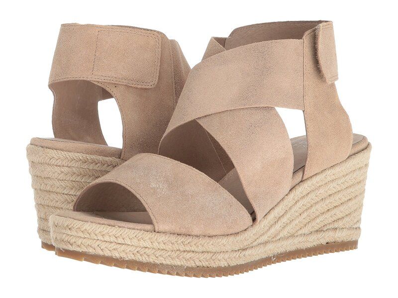 エイリーンフィッシャー レディース シューズ ヒール Eileen Fisher Willow 3 Light Gold Metallic Suede ゴールド