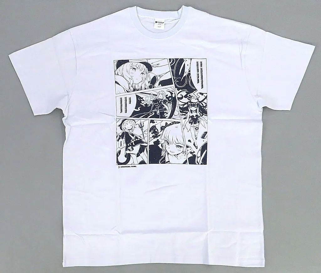 【中古】Tシャツ 一伊那尓栖 決してバッドエンドじゃないTシャツ ホワイト フリーサイズ 「バーチャルYouTuber ホロライブ 一伊那尓栖 新衣装記念2023」