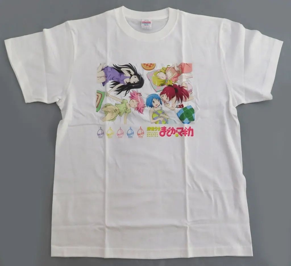 【中古】Tシャツ 集合ver 選べる!グラフィックTシャツ ホワイト フリーサイズ 「くじ引き堂 魔法少女まどか☆マギカ シリーズ オンラインくじvol.2」 S-1-2賞