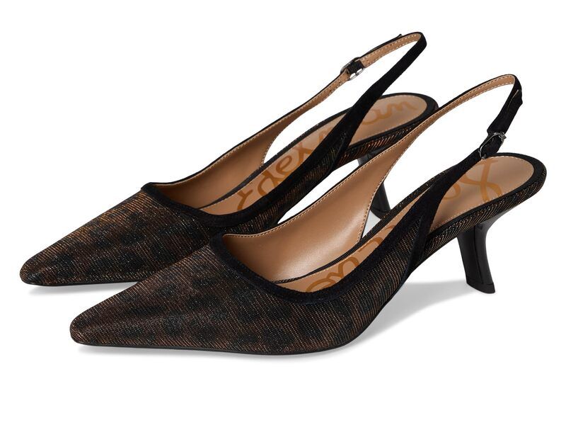 サムエデルマン レディース シューズ ヒール Sam Edelman Biankasling3 Slingback Shoes Gilded Brown Le ブラウン