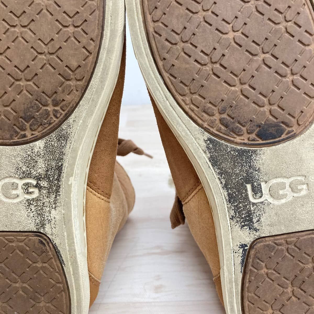 UGG/アグ ムートンブーツ/ハイカットスニーカー ブラウン 24cm 1008491