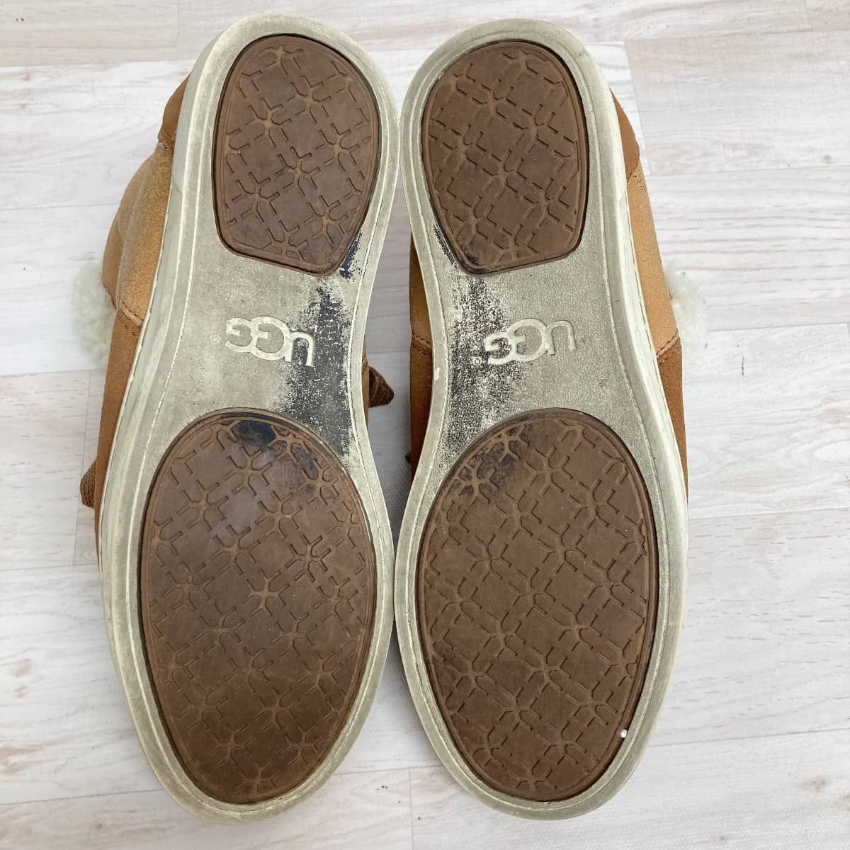 UGG/アグ ムートンブーツ/ハイカットスニーカー ブラウン 24cm 1008491