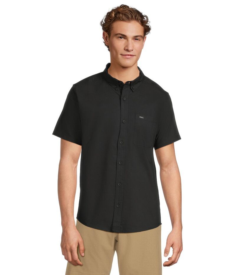 ルーカ メンズ トップス シャツ RVCA Thatll Do Stretch Short Sleeve Black ブラック 14,045円