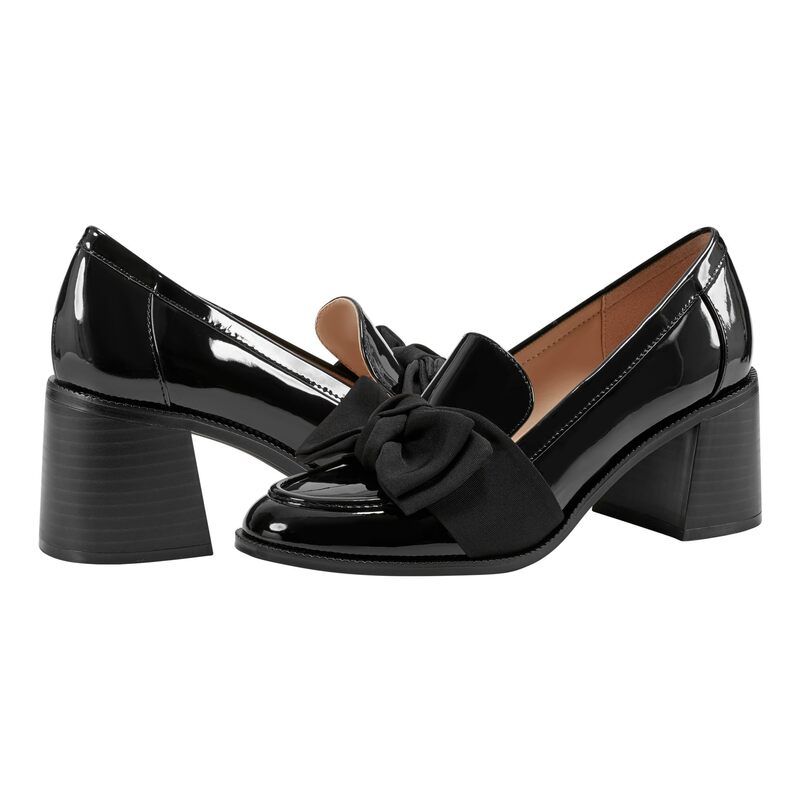 バンドリーノ レディース シューズ ヒール Bandolino Korrar Black Patent ブラック