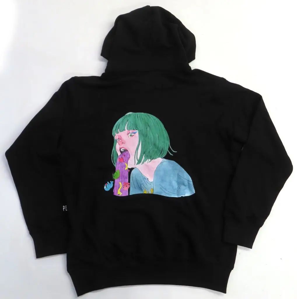 【中古】アウターウェア PEDRO(アユニ・D) スーパーヘドHOODIE(パーカー) ブラック Lサイズ 「PEDRO TOUR 2023 FINAL『洗心』/『赴くままに、胃の向くままに』」