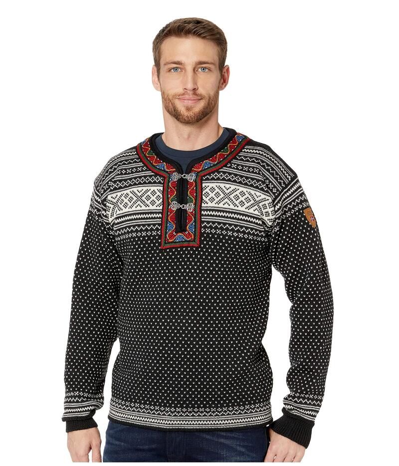 ダールオブノルウェイ メンズ アウター ニット・セーター Dale of Norway Setesdal Unisex Sweater FBlackOffWhi ブラック