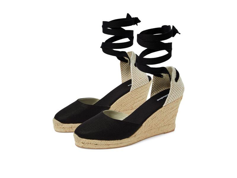 ソルドス レディース シューズ ヒール Soludos Marseille Wedgespadrille Black ブラック