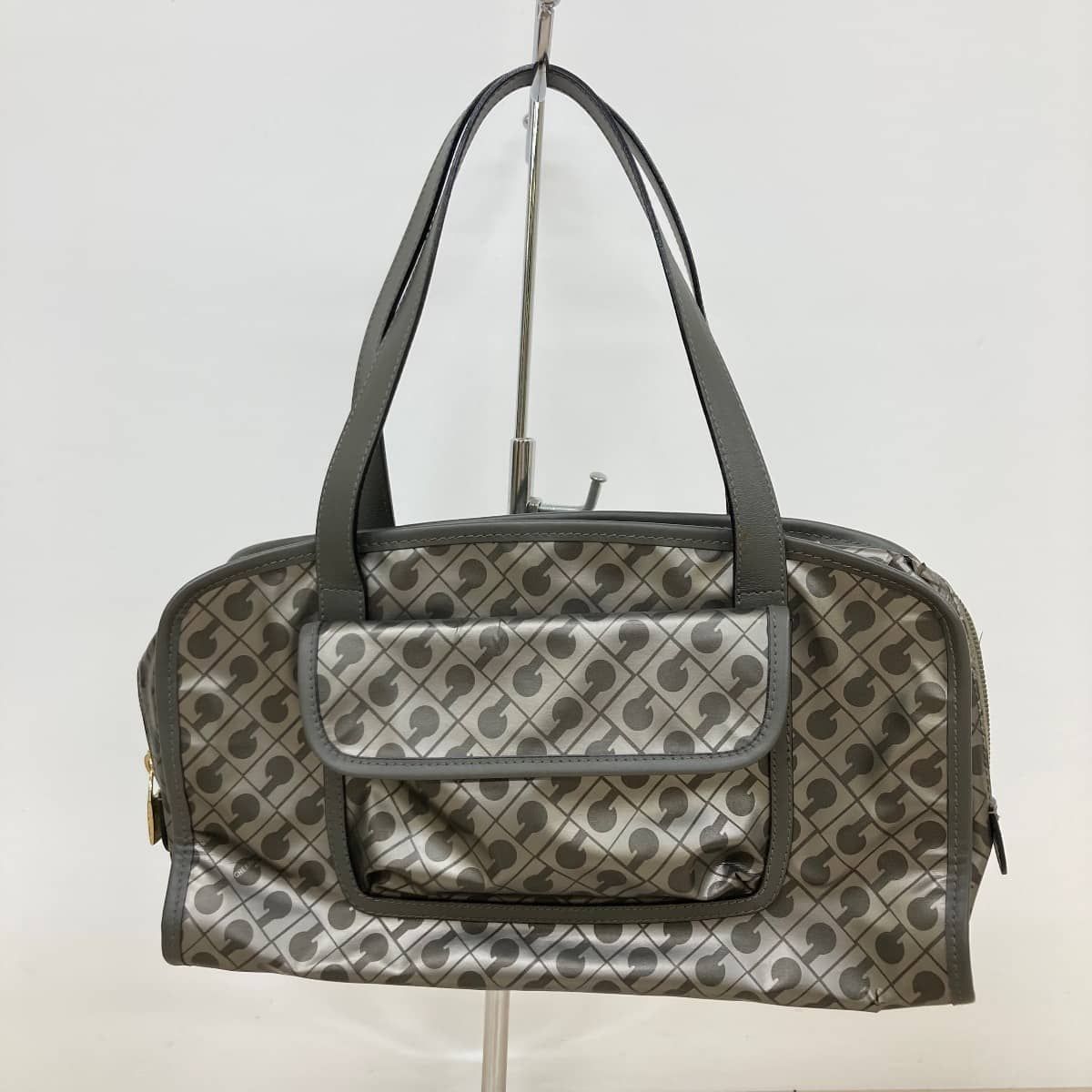 GHERARDINI/ゲラルディーニ トートバッグ/ハンドバッグ 総柄 グレー系