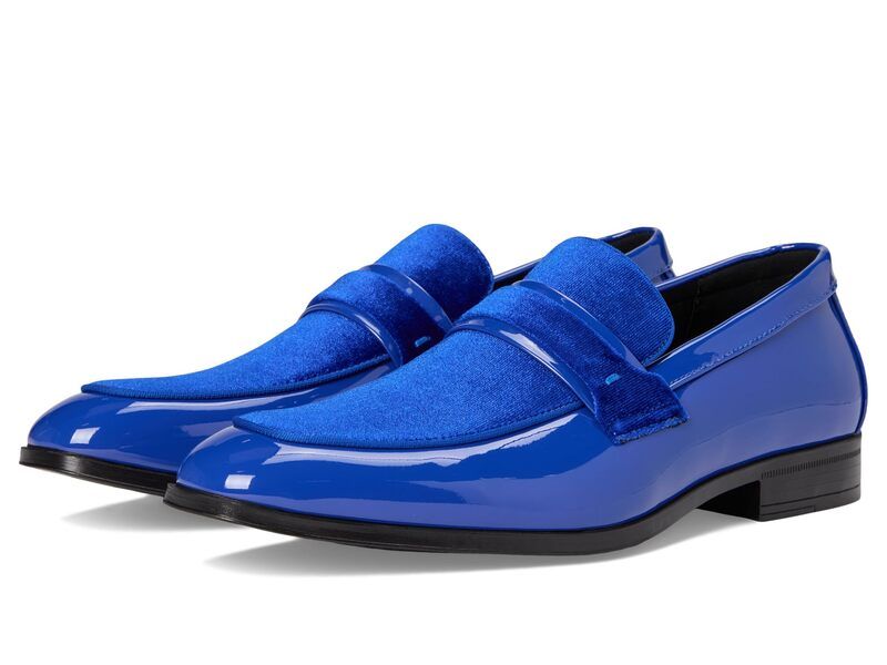 ステイシーアダムス メンズ シューズ オックスフォード Stacy Adamspratley Saddle SlipOn Royal Blue ブルー