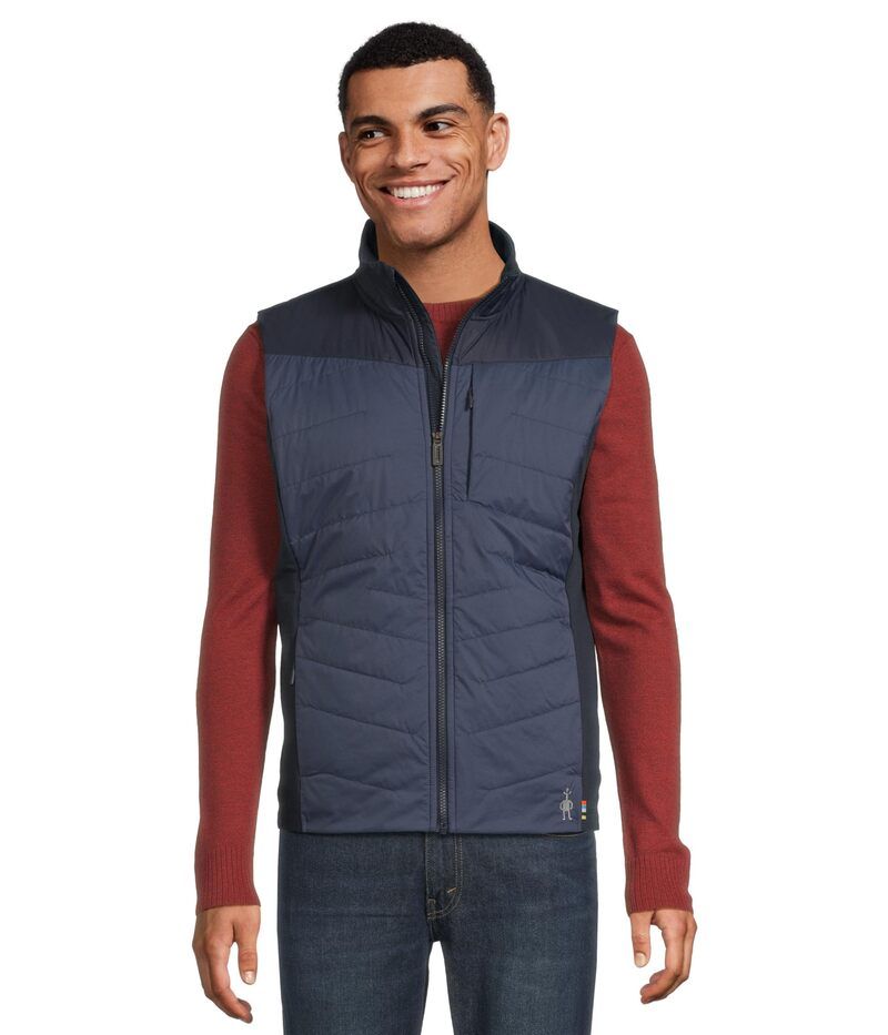 スマートウール メンズ アウター コート ベスト Smartwool Smartloft Vest Nightfall Blue ブルー