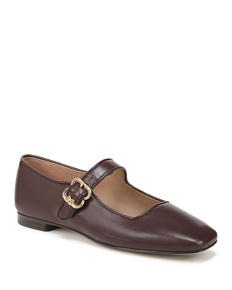 サムエデルマン レディース シューズ パンプス Sam Edelman Womens Michaela Buckled Flats Brown ブラウン