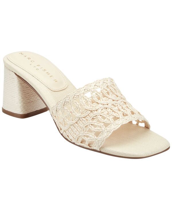 マーク・フィッシャー レディース シューズ スリッポン・ローファー サンダル ヒール Marc Fisher LTD Womens Follie Woven SlipOn Block Heel Dre