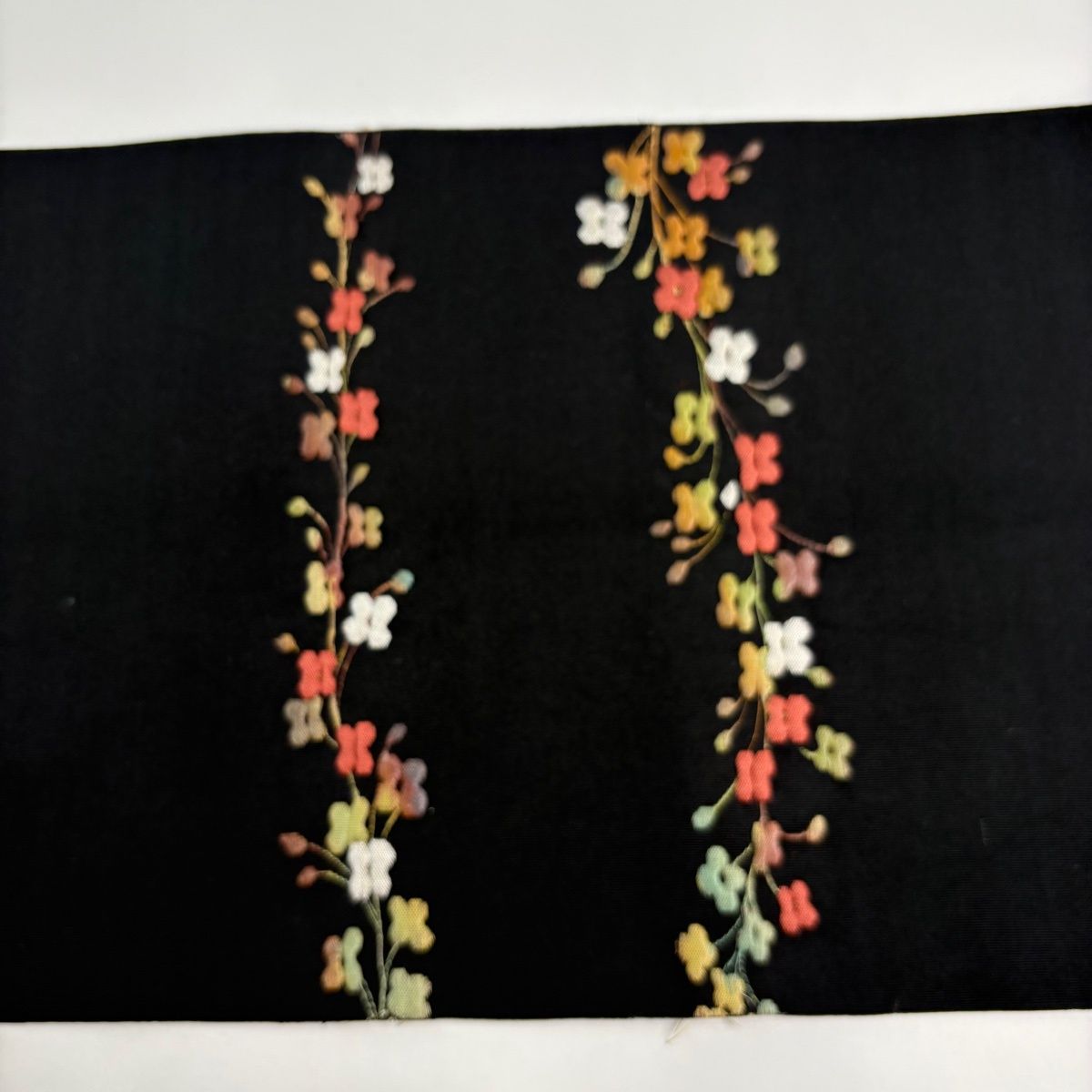 美品】 名古屋帯 優品 八寸名古屋帯 草花 黒 正絹 【中古】 - メルカリ