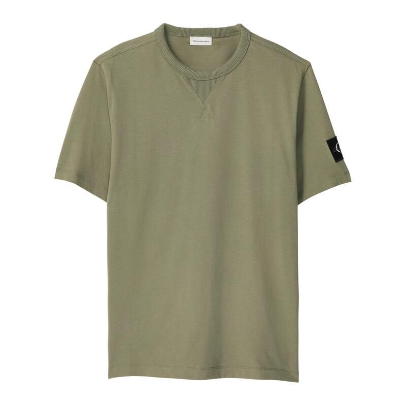 カルバンクライン メンズ トップス Tシャツ Calvin Klein Jeans Monogram Badge TShirt Deep Lichen