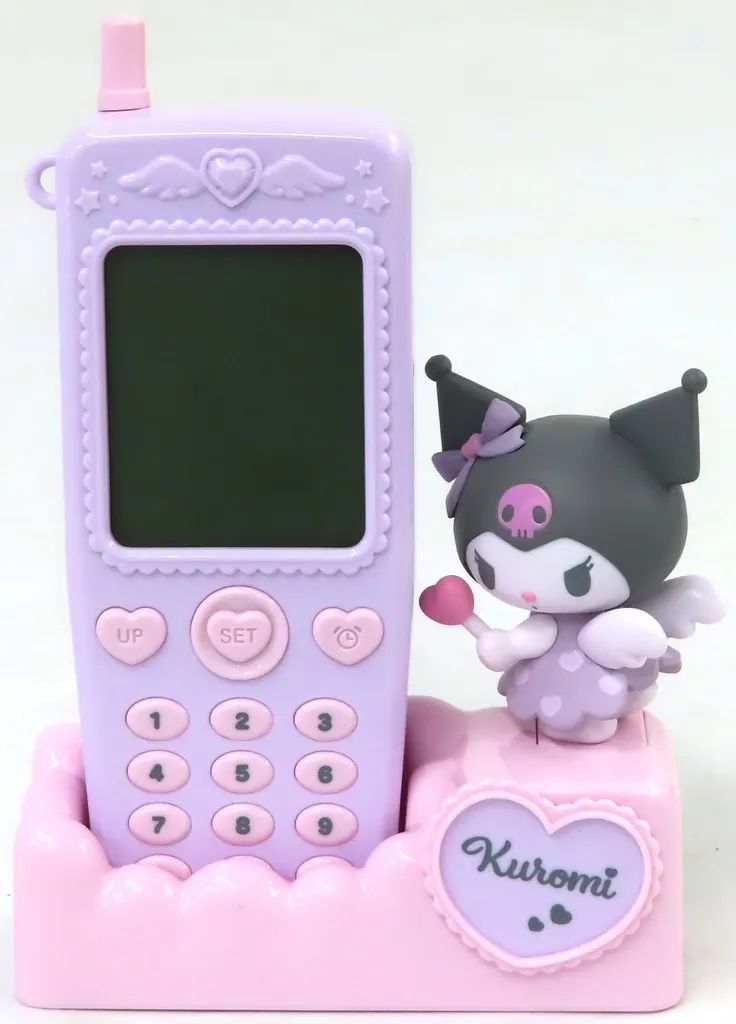 【中古】置き時計・掛け時計 クロミ ガラケー形置き時計 「サンリオキャラクターズ」