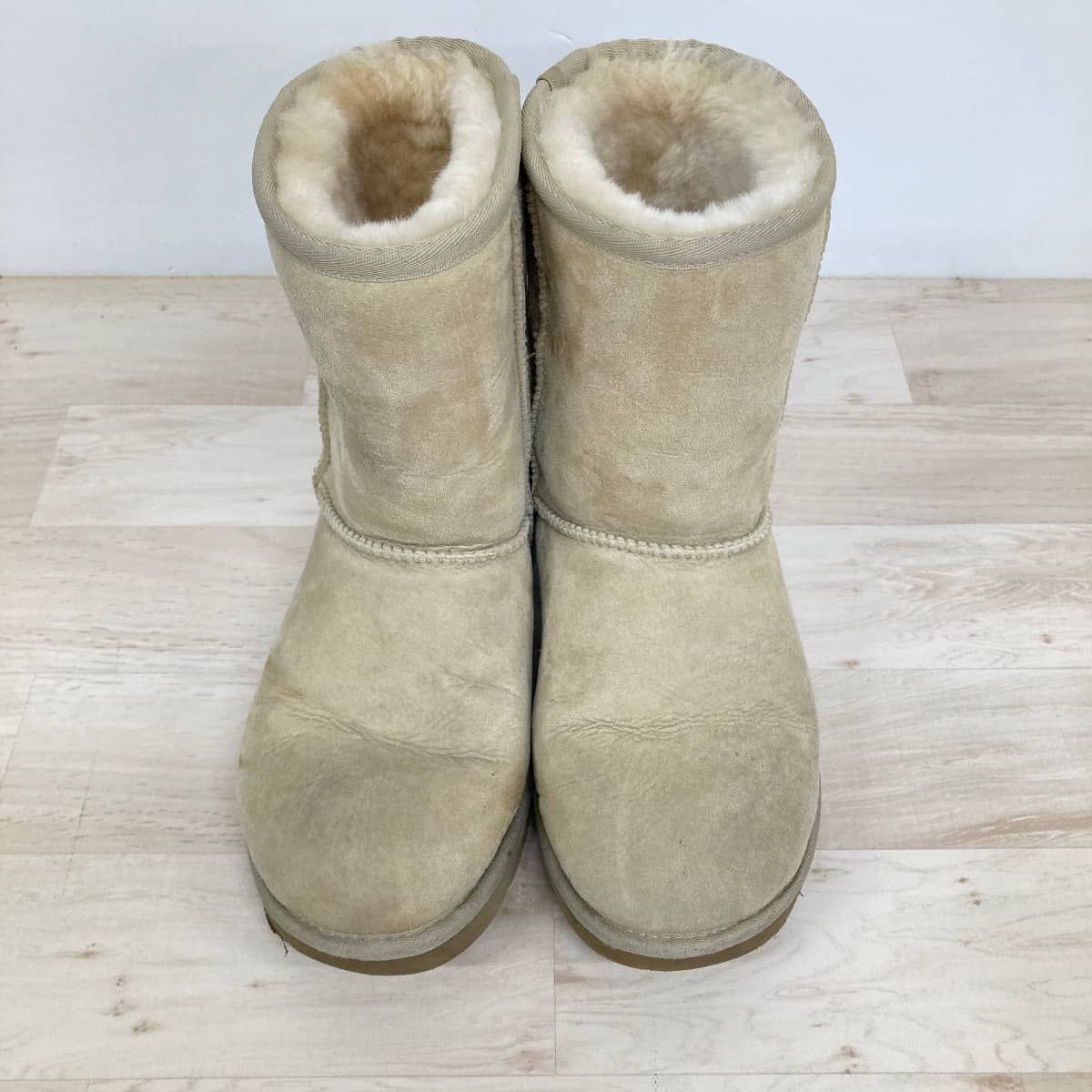 UGG/アグ ムートンブーツ W CLASSIC SHORT 5825 W/SAN ベージュ系